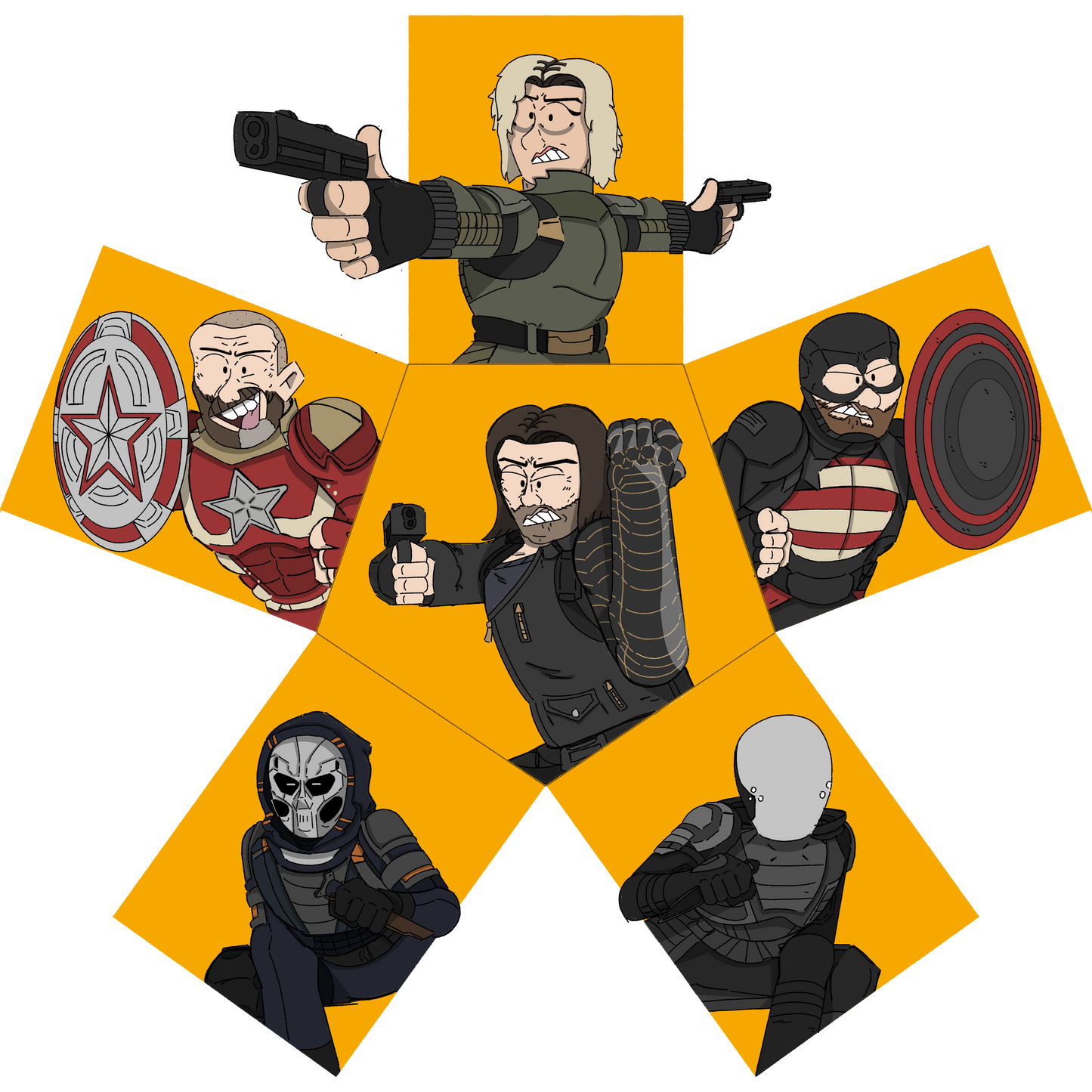 Stop Looking at My Astericks (Pins & Stickers)