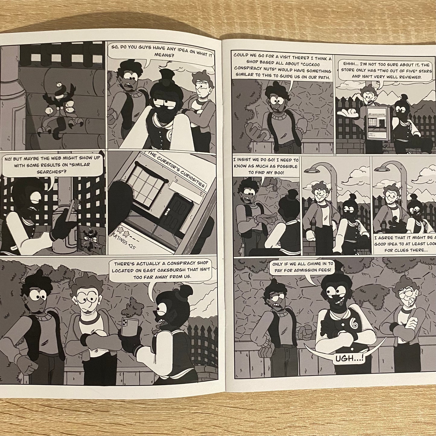 The Hidden Tales of Oaksburgh: Clues from The Curator's Curiosities (Issue #1)