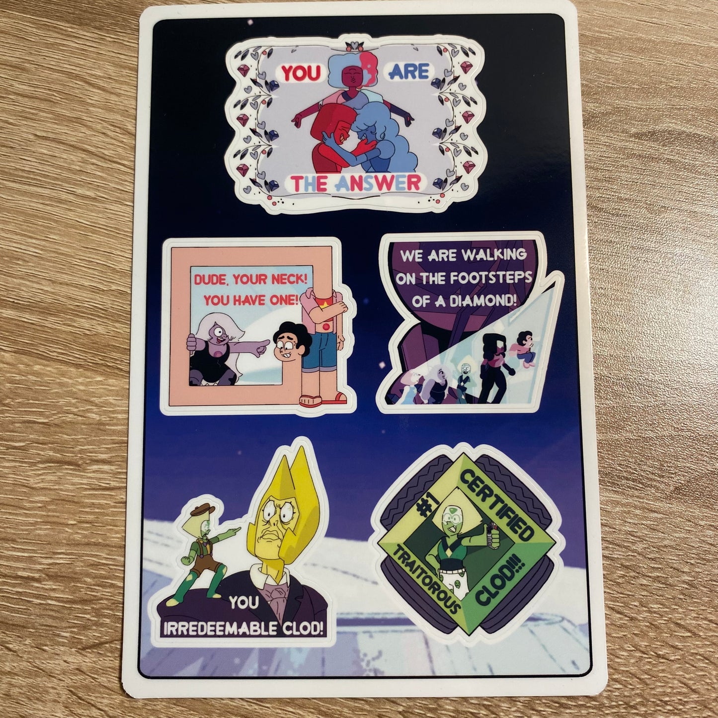 Peace and Love on the Planet Earth (Sticker Pack)