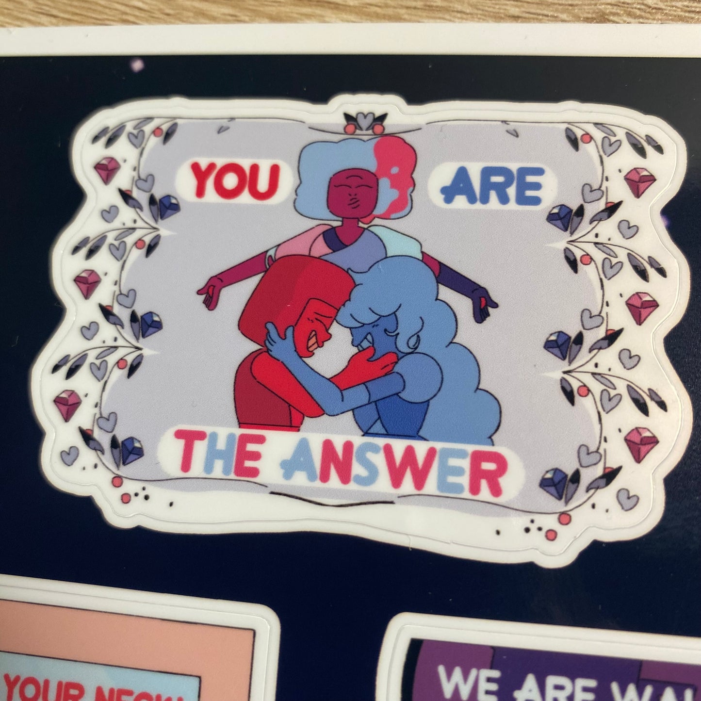 Peace and Love on the Planet Earth (Sticker Pack)